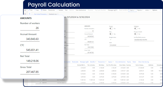 Soletechs payroll management